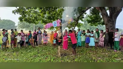 Giridih News:परसाडीह व कुंडेलवा बुराई रूपी रावण का किया दहन