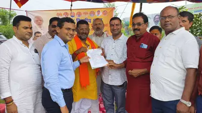 Giridih News: पांच सूत्री मांगों को लेकर भाजपा किसान मोर्चा ने दिया धरना