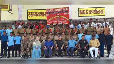 Group photography in honor of NCC cadets: एनसीसी कैडेट्स के सम्मान में सामूहिक फोटोग्राफी