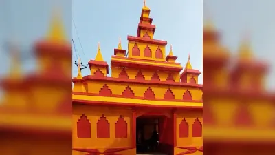 लालबालू में ढाक की धुन पर मां जगदंबे की आरती का विशेष महात्म्य