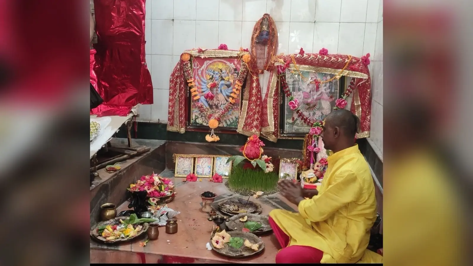 भवानीपुर मुख्य बाजार में वर्ष 1880 से सज रहा मां का दरबार
