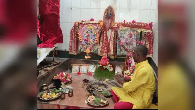 भवानीपुर मुख्य बाजार में वर्ष 1880 से सज रहा मां का दरबार