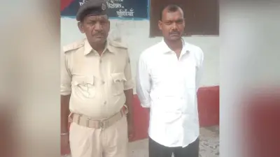 पुलिस ने वारंटी को किया गिरफ्तार, जेल