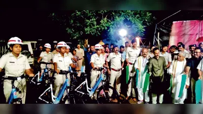 60 महिला कांस्टेबल ई-साइकिल से करेंगी गश्त, महिलाओं की सुरक्षा पर रहेगा जोर