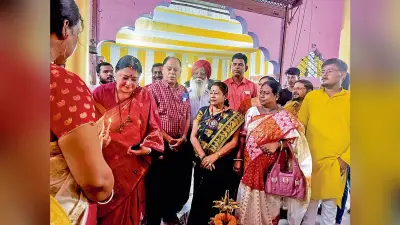 नरसिंह बांध के मंडप का अग्निमित्रा ने किया उद्घाटन