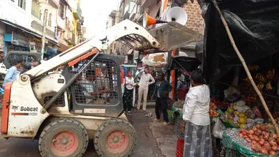 Jamui News : कचहरी से बाजार तक हटाया गया अतिक्रमण