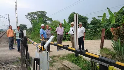 Darbhanga News: बाइपास रेल लाइन का पीसीआरएस ने किया निरीक्षण