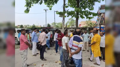 सड़क दुर्घटना में बाइक सवार व्यक्ति की मौत