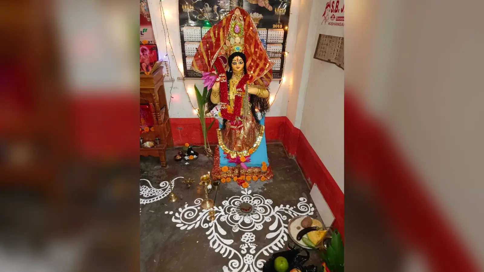 धूमधाम से मनायी गयी लक्खी पूजा