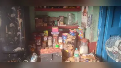 शॉट सर्किट से घर में लगी आग, एक लाख की संपत्ति का नुकसान
