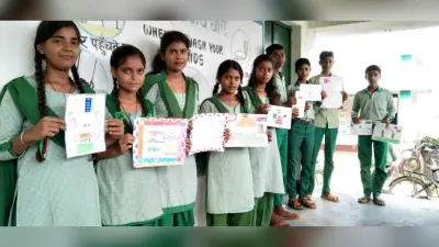 Giridih News:मतदाताओं को जागरूक करने को ले हुई प्रतियोगिता