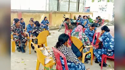 Chhapra News : रिविलगंज में मां दुर्गा व हनुमान जी की प्रतिमाओं का कराया गया नगर भ्रमण