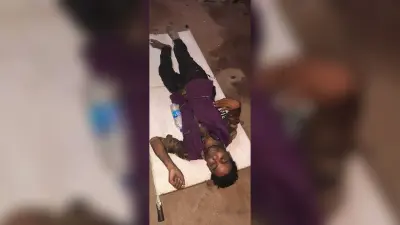Giridih News:चिचाकी के पास बाड़मेर एक्सप्रेस से गिरकर युवक घायल