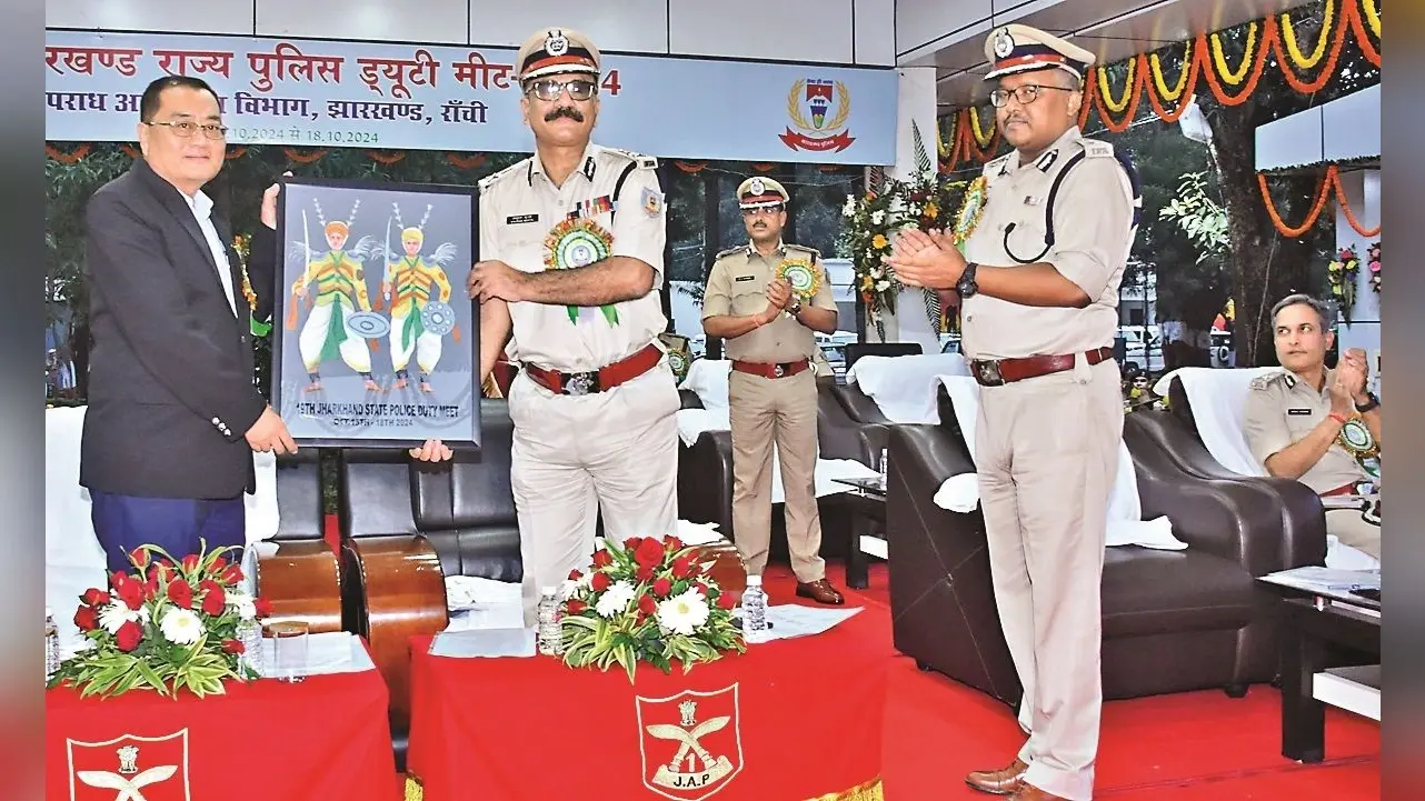 Ranchi News : पुलिस ड्यूटी मीट में साउथ छोटानागपुर रेंज बना स्टेट चैंपियन