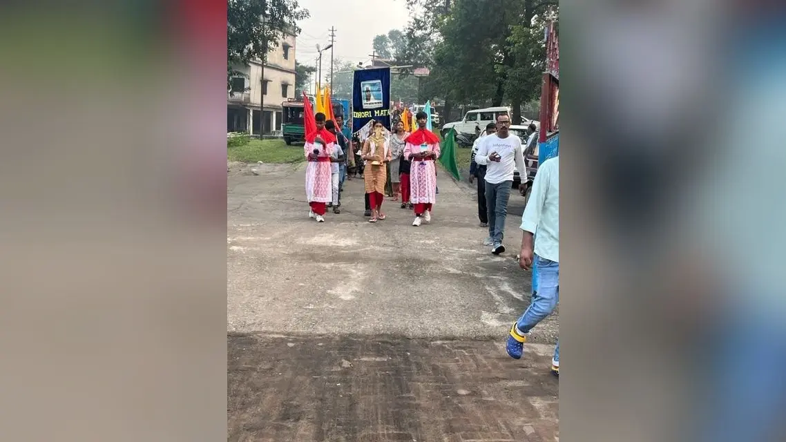 BOKARO NEWS : ढोरी माता तीर्थालय में नौ दिवसीय वार्षिक समारोह शुरू