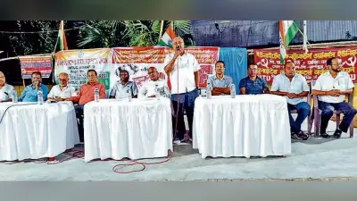 सेल में 28 अक्तूबर की हड़ताल को लेकर यूनियनों ने की बैठक