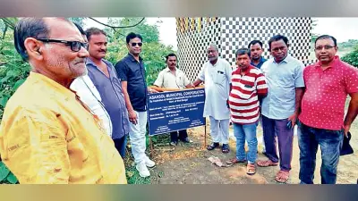 बोरो चेयरमैन ने किया पानी टंकी का उद्घाटन