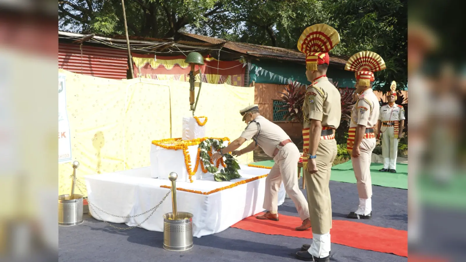 स्मृति दिवस पर प्राणों की आहूति देने वाले वीर शहीदों की दी गयी श्रद्धांजलि