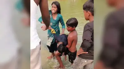 जोर के पानी में डूबने से बच्चे की मौत