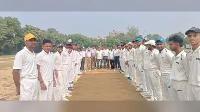 सुपर ओवर में जेआरएस जमालपुर की टीम ने विजयी