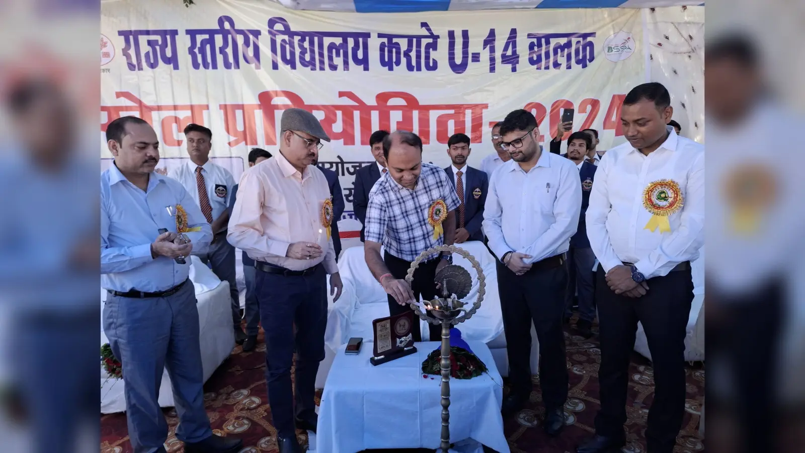 Samastipur News: राज्य स्तरीय विद्यालय अंडर 14 बालक कराटे खेल प्रतियोगिता शुरू