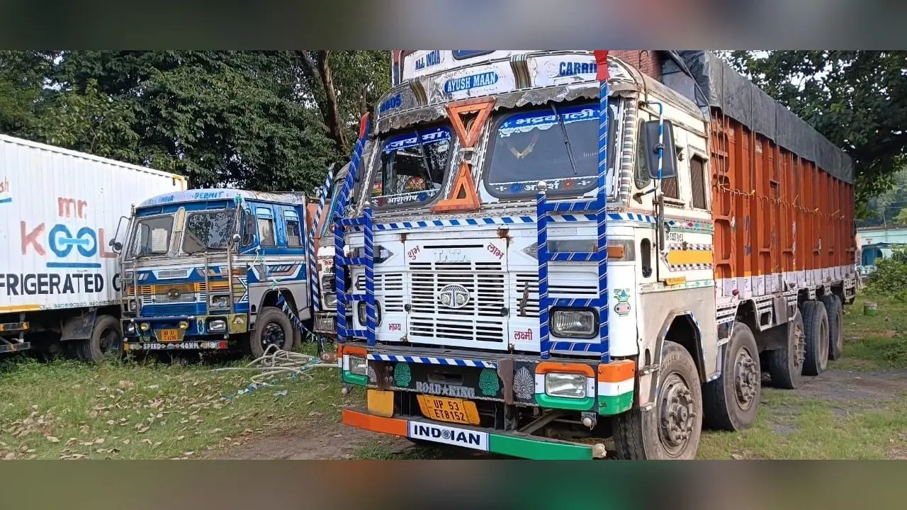 महेशमुंडा चेकपोस्ट से कोयला लोड सात ट्रक पकड़ाया, जांच जारी