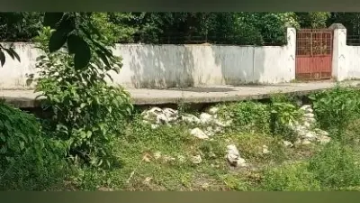 विष्णुपुर काली मंदिर के समीप सड़क की मरम्मत की मांग