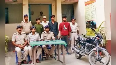 Gopalganj News : रतनपुरा बाजार में अपराध की योजना बना रहे तीन अपराधी गिरफ्तार, पिस्टल-गोली बरामद