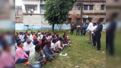सीएस के आश्वासन पर दूसरे दिन 102 एंबुलेंस कर्मचारी संघ की हड़ताल समाप्त