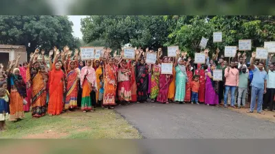 नारायणपुर के छह गावों के लोगों ने वोट बहिष्कार का किया एलान