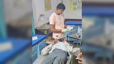 पेड़ से टकराया पिकअप वाहन, पांच घायल तीन रेफर
