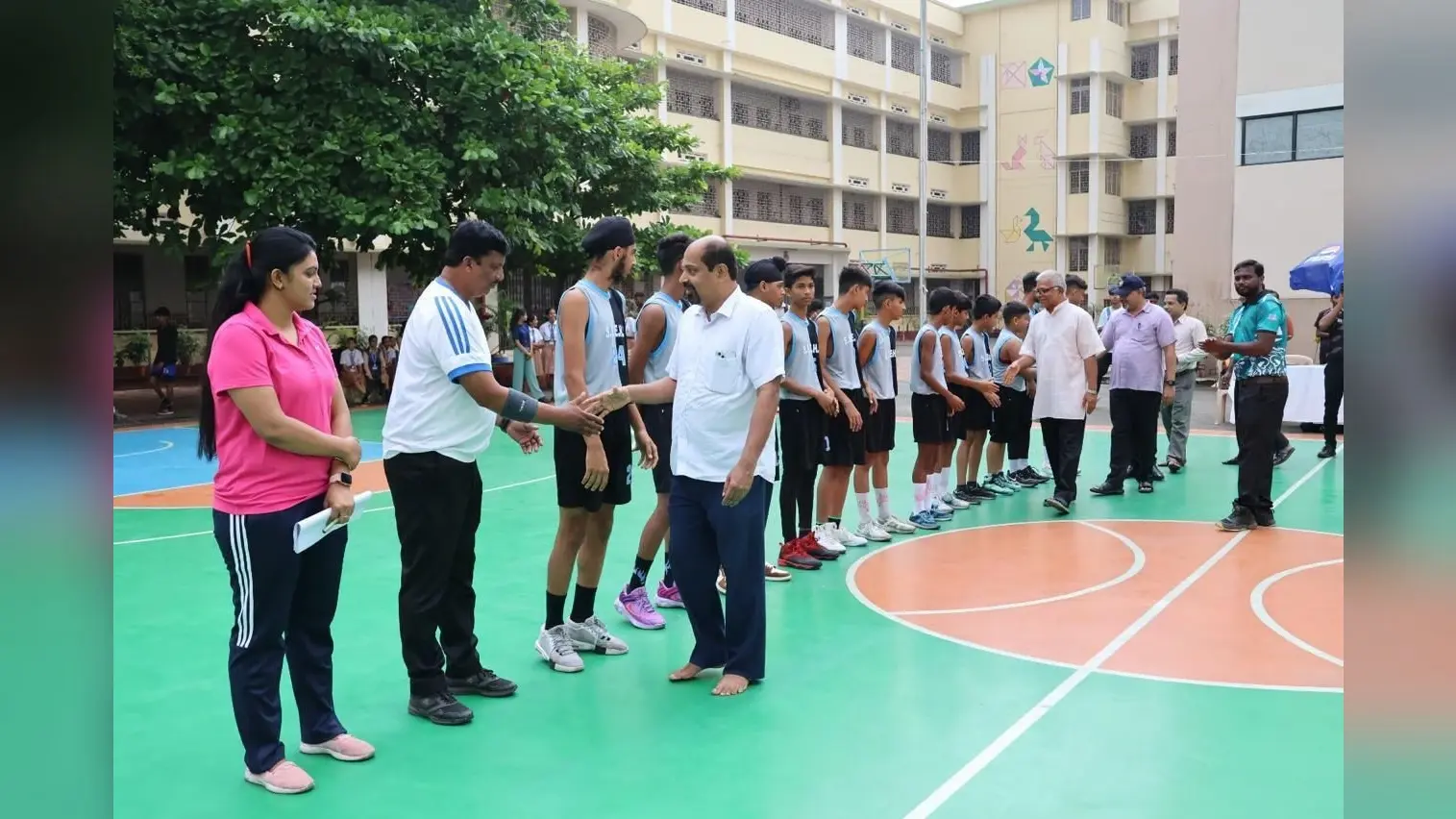लोयोला में ज्योति इंटर स्कूल बास्केटबॉल टूर्नामेंट शुरू