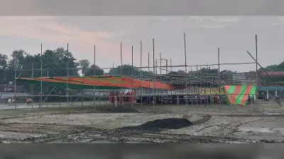 ऊर्जानगर स्टेडियम में भाजपा की सभा की तैयारी पूरी, एमपी के सीएम करेंगे संबोधित