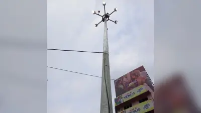 आठ हाइमास्ट लाइट चालू, छठ तक 12 और लगेंगी