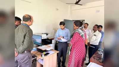सामान्य प्रेक्षक ने नाला आरओ कार्यालय का किया निरीक्षण