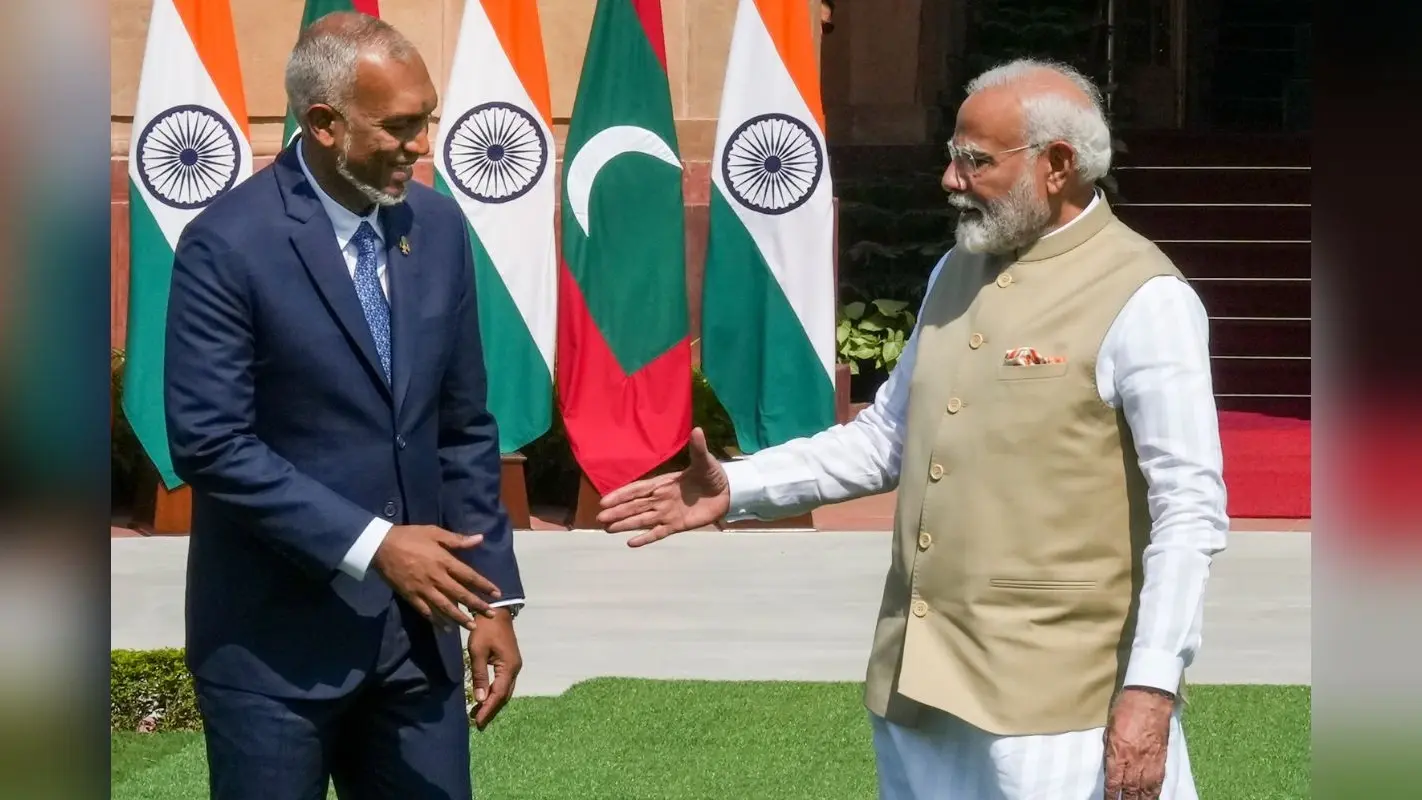 India Maldives Relations: विवाद के बीच दिल्ली पहुंचे मालदीव के राष्ट्रपति मुइज्जू , 5 दिन रहकर करेंगे तनाव दूर