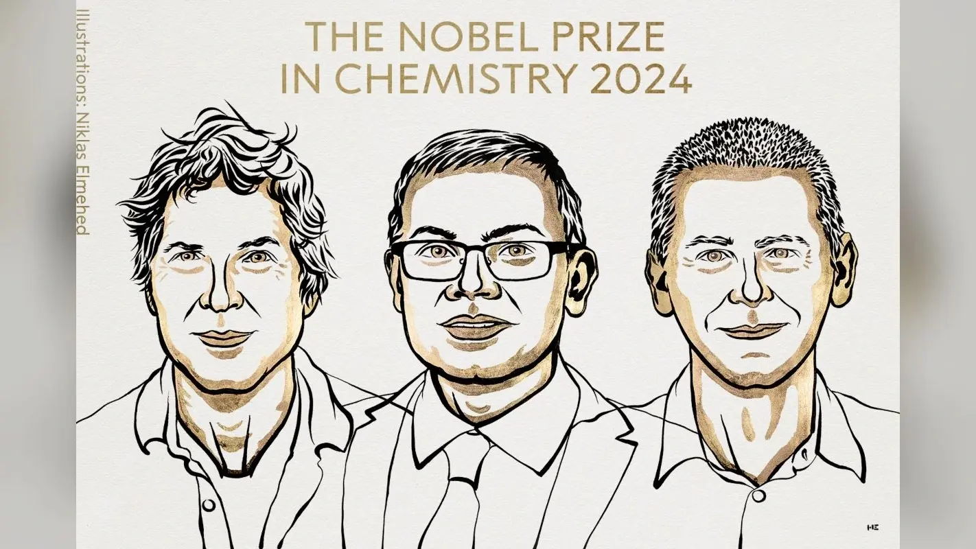 Nobel Prize 2024: रसायन विज्ञान में नोबेल पुरस्कार का ऐलान, डेविड बेकर-डेमिस हसाबिस और जॉन जम्पर को मिला अवार्ड