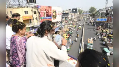 PHOTOS: हेमंत सोरेन ने रांची को दी कांटाटोली फ्लाईओवर की सौगात, ऐसा था नजारा