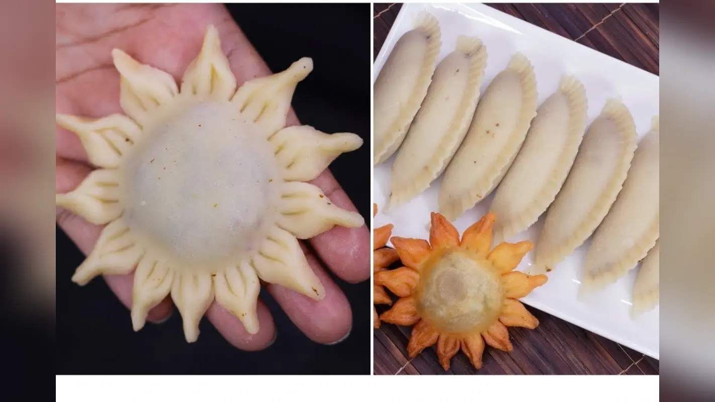 Sun-flower Samosa Recipe: त्योहार में तड़का लगाने के लिए झटपट बनाएं सनफ्लावर समोसा