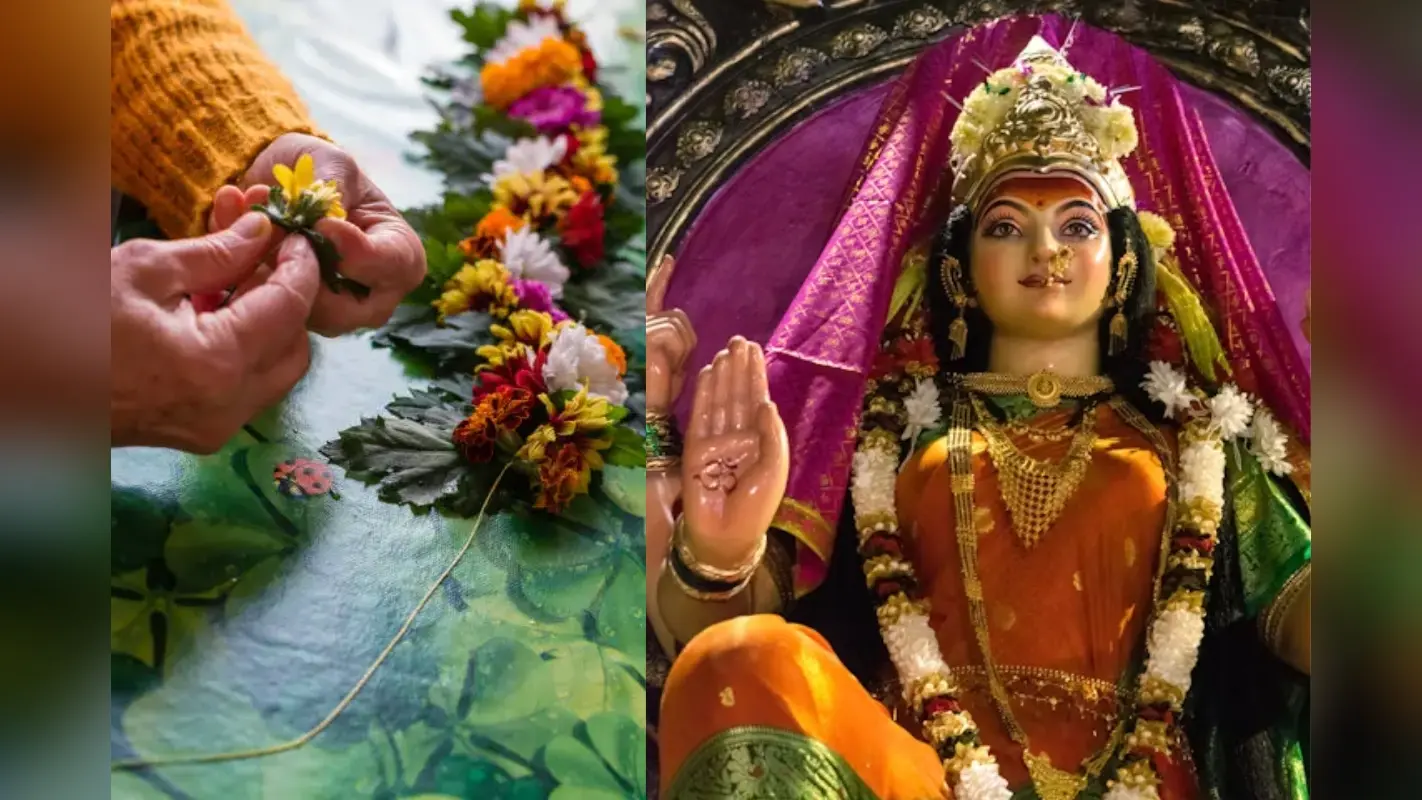 Navratri puja: नवरात्रि पूजा नौ दिन किन फूलों से बनाए मां दुर्गा की माला?