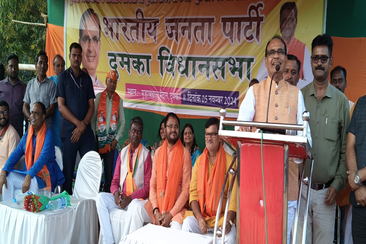 Jharkhand Election 2024: ‘नहीं लूटने देंगे जल, जंगल और जमीन, करेंगे एक और उलगुलान’, दुमका में शिवराज सिंह चौहान के भाषण की बड़ी बात