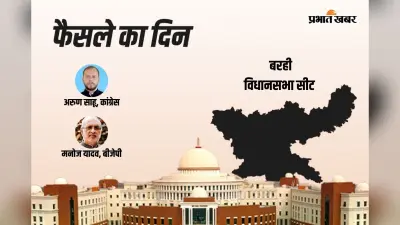 Barhi Vidhan Sabha Result 2024: बीजेपी के मनोज कुमार यादव निकले आगे, कांग्रेस के अरुण साहू पीछे