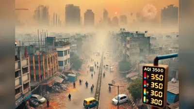 दिवाली के बाद दिल्ली में प्रदूषण का स्तर खतरनाक, हवा फिर हुई जहरीली