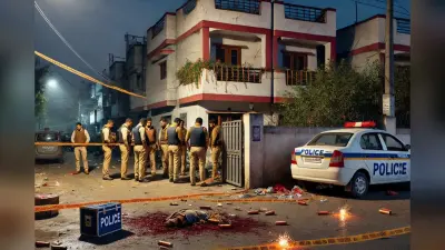 दिवाली के दिन घर के बाहर 40 वर्षीय व्यक्ति और किशोर भतीजे की गोली मारकर हत्या, बेटा घायल