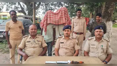 कट्टा के साथ बाइक सवार दो व्यक्ति गिरफ्तार