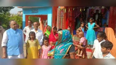 पूर्व मंत्री रामनारायण मंडल ने लिया मेला में व्यवस्था का जायजा