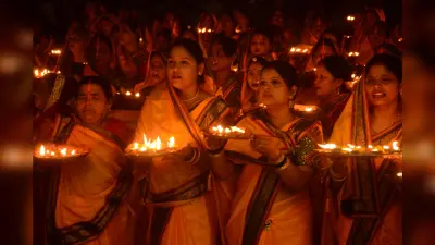 kali puja celeberation ranchi : महाआरती में नशा मुक्ति का संकल्प लिया गया