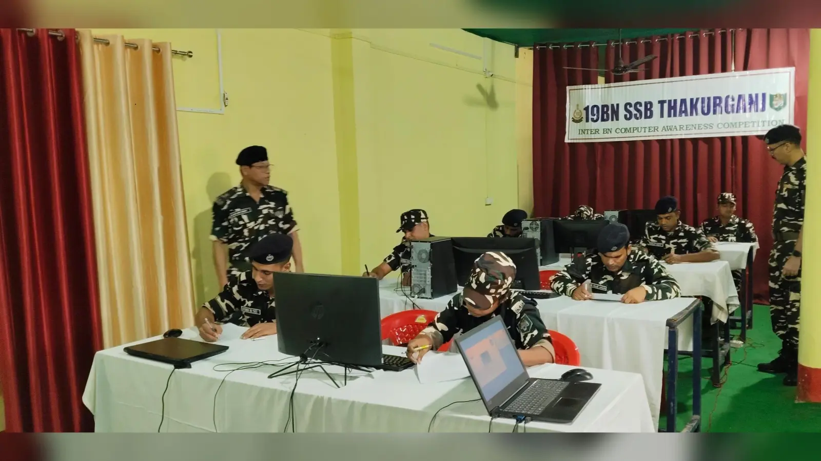 दो दिवसीय एसएसबी अंतर वाहिनी कंप्यूटर जागरूकता प्रतियोगिता का आयोजन