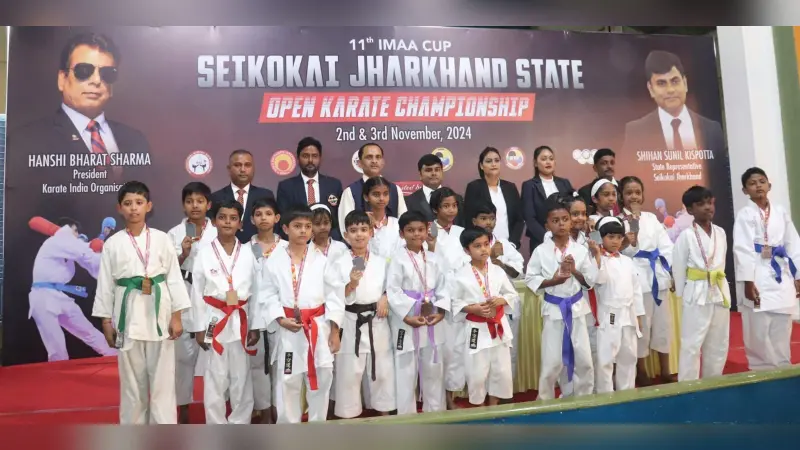 Karate: झारखंड ओपन कराटे चैंपियनशिप का आगाज, मेजबान टीम को 15 स्वर्ण