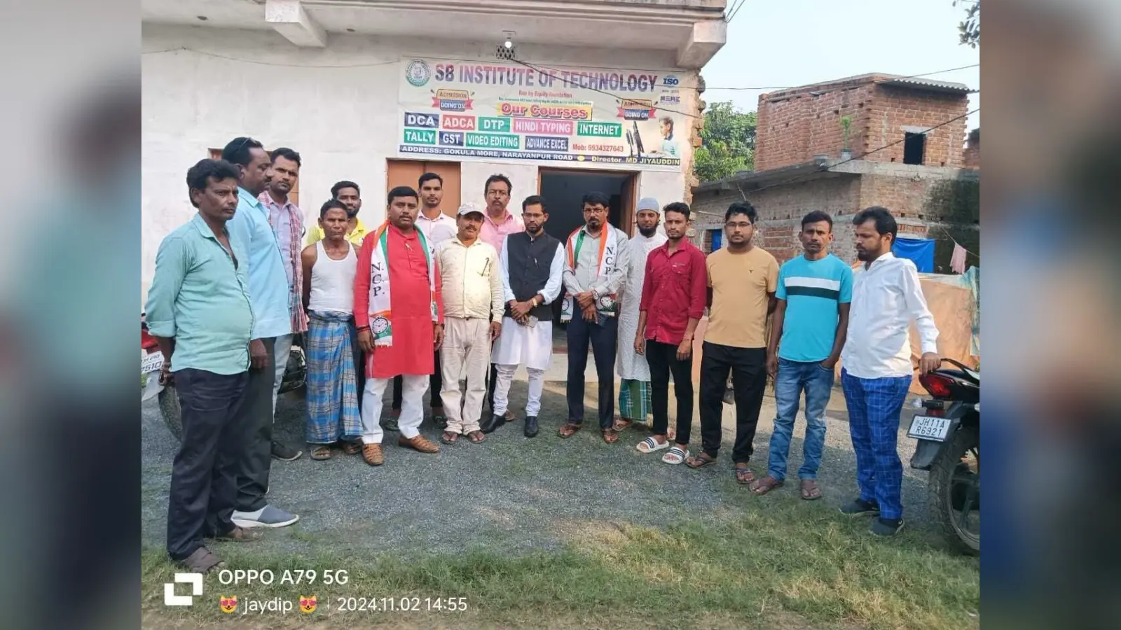 राष्ट्रवादी कांग्रेस पार्टी प्रत्याशी ने चलाया जनसंपर्क अभियान